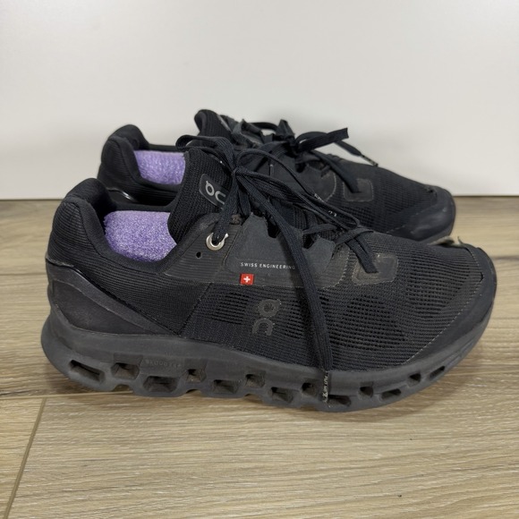 Only Ny Shoes - On Cloudstratus Shoes Women Size 9 Black CloudTec Running Sneakers 39.99214